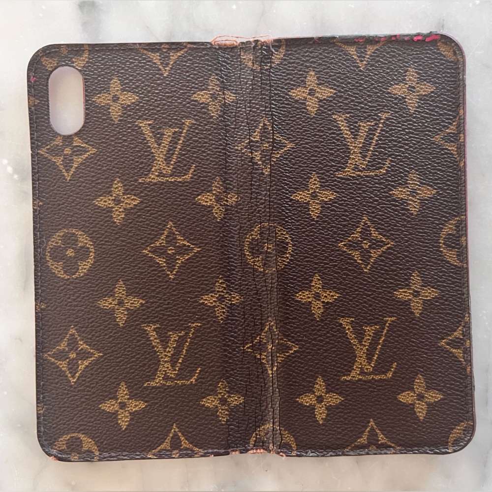 Louis Vuitton iPhone case with inside pocket